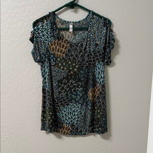 PerSeption Concept Multicolor Short Sleeve Top